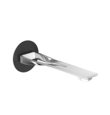 Излив Webert One-B AC1039441, черный/сталь