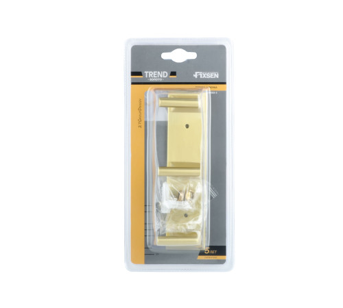 Планка с тремя крючками FIXSEN TREND GOLD FX-99005-3, матовое золото