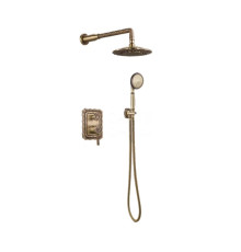 Душевая система встраиваемая Bronze de Luxe WINDSOR 10138DF, бронза
