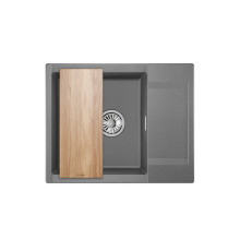 Кухонная мойка Granula 6202, ГРАФИТ