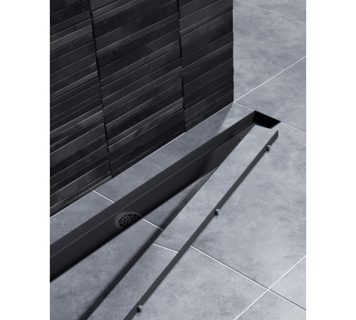 Душевой лоток (двухсторонняя решетка) TIMO Drain System DS230207/03, черный