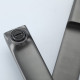Смеситель для ванны FRAP F3284-9, оружейная сталь