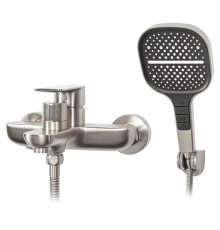 Смеситель для ванны Hansberge H4099NK, никель