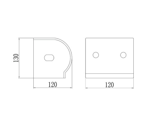 Держатель для туалетной бумаги Savol S-002054, хром