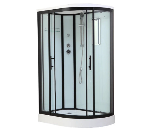 Душевая кабина Timo Standart Black T-6602BL, 120x85x220