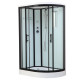 Душевая кабина Timo Standart Black T-6602BL, 120x85x220