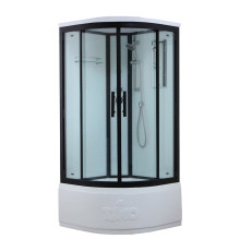 Душевая кабина Timo Standart Black T-6690B, 90x90x220