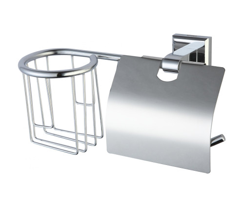 Держатель для туалетной бумаги и освежителя Savol S-R09551, хром