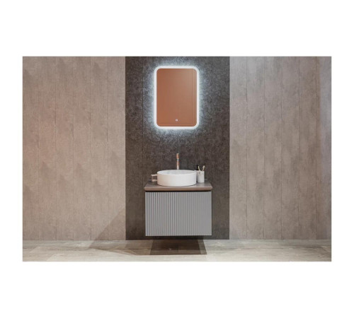 Зеркало Silver Mirrors Шампань-Lite 500х700 (открытая подсветка, cенсорный выключатель) гор/верт