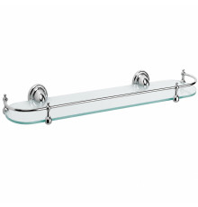 Полка стеклянная Haiba HB1507, хром