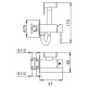 Гигиенический душ со смесителем FRAP F7505-2, хром