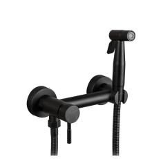 Гигиенический душ со смесителем FRAP F7503-6, черный