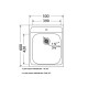 Кухонная мойка UKINOX Иннова IND500.600 ---6C 0C-, 60*50