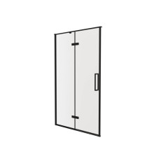 Душевая дверь в нишу Knotlor HDIP120CG0BL 120х200, черный