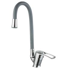 Смеситель для кухни с гибким изливом FRUD R41055-3, хром
