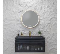 Зеркало Silver Mirrors Делуна/Deluna D700 2.2 (TX,алюм. профиль, цвет золото, подогрев, сенсорный выключатель)