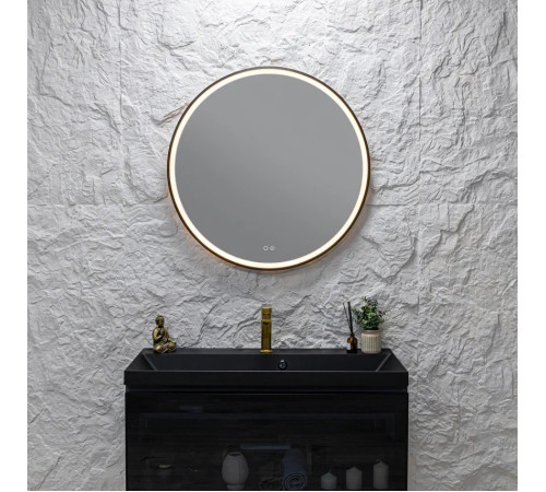 Зеркало Silver Mirrors Делуна/Deluna D800 2.2 (TX, алюм. профиль, цвет черный, подогрев, сенсорный выключатель)