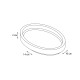 Мыльница FIXSEN COIN FX-250-4, серый/золотой