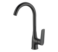 Смеситель для кухни Esko Lagos Black LG519B, черный