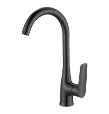 Смеситель для кухни Esko Lagos Black LG519B, черный