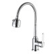 Смеситель для кухни с гибким изливом и режимом душ FRUD R42052-30, хром