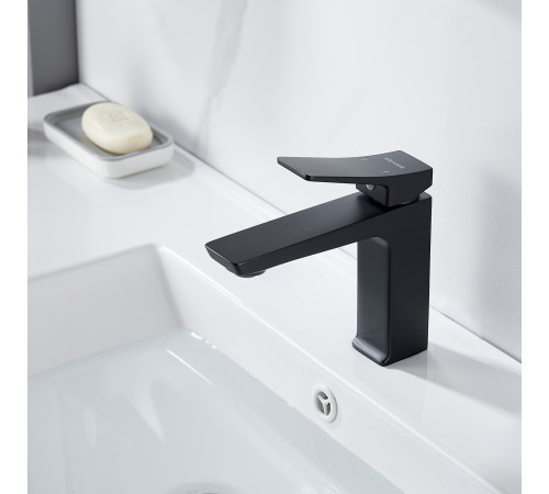 Смеситель для раковины Shevanik S4401H, черный