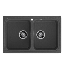 Кухонная мойка GranFest STANDART 780K, графит