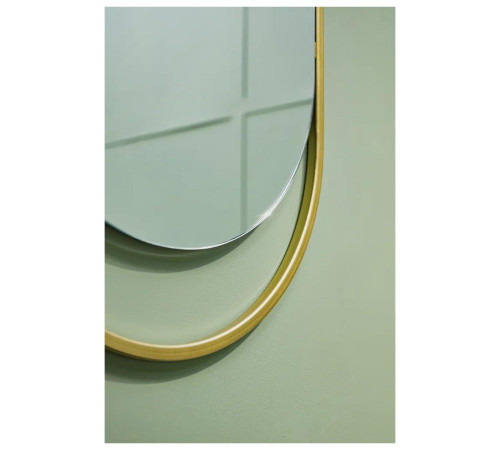 Зеркало Silver Mirrors Alba 500х1500 (металлическая рама, цвет золото)