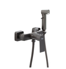 Гигиенический душ со смесителем FRAP F2071-9, оружейная сталь