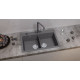 Кухонная мойка Ulgran Quartz Ruma 780-09, мокрый асфальт