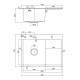 Мойка для кухни Fmark FSC6550C-L, матовое золото