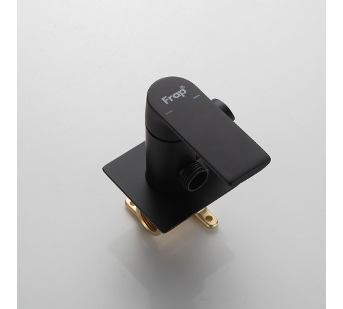 Гигиенический душ со смесителем FRAP F7571-6, черный