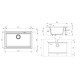 Кухонная мойка Grandex Aqua Comfort 500304, черный