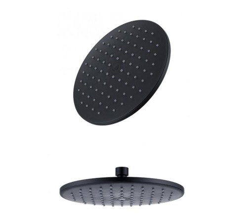 Верхний душ Bravat Built-in P70253BW-ENG, черный