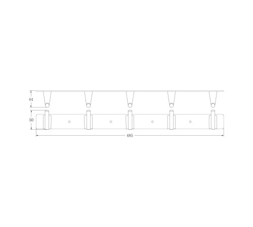 Планка с крючками BELZ B91515-5, белый