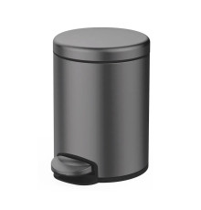 Мусорное ведро Raglo R360.106.09 с педалью для открывания, графит