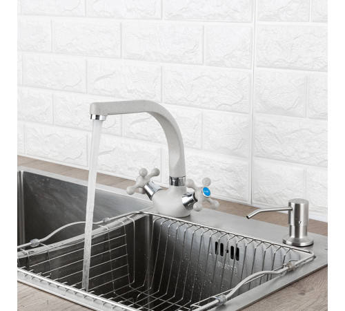 Смеситель для кухни FRAP F5408-10, светло-бежевый
