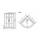 Душевая кабина Timo Comfort Clean Glass T-8809C, 90x90x220
