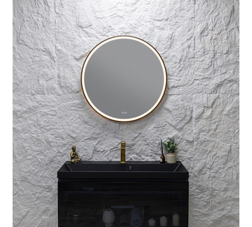 Зеркало Silver Mirrors Делуна/Deluna D700 2.2 (TX, алюм. профиль, цвет черный,подогрев, сенсорный выключатель)