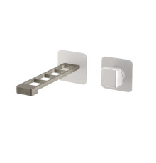 Смеситель для раковины Webert ONE-X OX830611741, белый/сталь