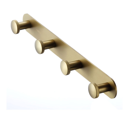 Планка с крючками Savol S-002174C, матовое золото