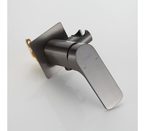 Гигиенический душ со смесителем FRAP F7586-29, оружейная сталь