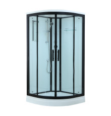 Душевая кабина Timo Standart Black T-6601B, 100x100x220