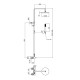 Душевая система Webert Azeta AZ870105015METAL, хром