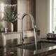Смеситель для кухни с выдвижным изливом BRAVAT F7798929CP-SW, хром