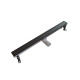 Душевой трап линейный Knotlor SDRW0700GM, вороненая сталь