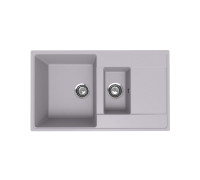 Кухонная мойка Ulgran Quartz Prima 860 1,5K-04, платина