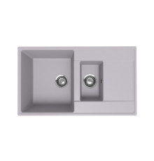Кухонная мойка Ulgran Quartz Prima 860 1,5K-04, платина