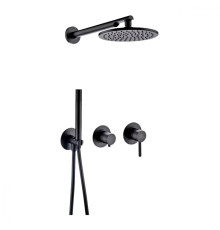 Душевая система встраиваемая FILARETE FL1030BL, черный