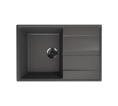 Кухонная мойка Ulgran Quartz Prima 750-09, мокрый асфальт